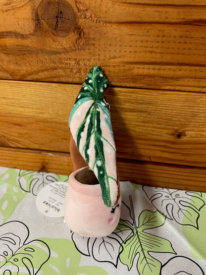 Plush Keychain Begonia Variegated Maculata - Tampa Home & Garden Store