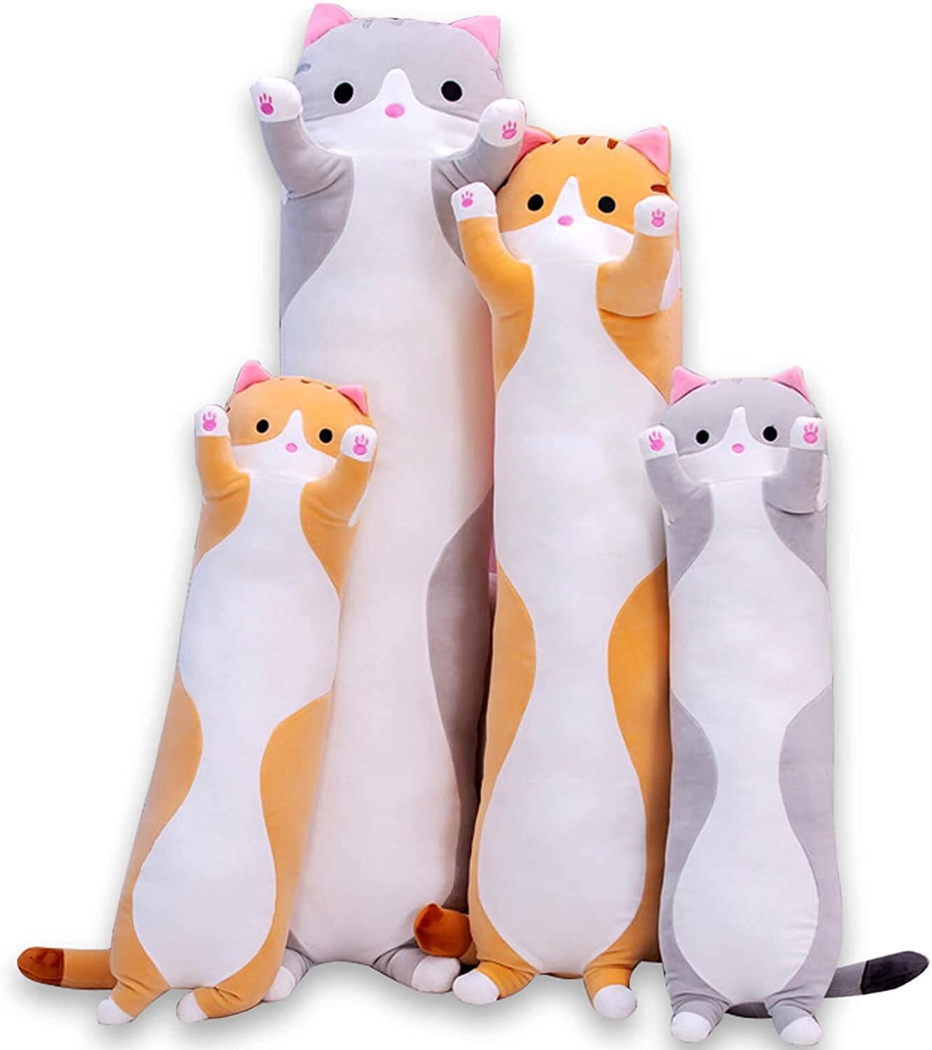 Plush Long Cat Body Pillow - Tampa Home & Garden Store