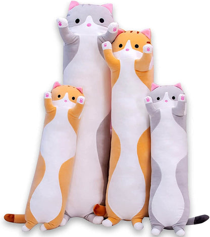 Plush Long Cat Body Pillow - Tampa Home & Garden Store