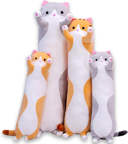 Plush Long Cat Body Pillow - Tampa Home & Garden Store