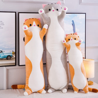 Plush Long Cat Body Pillow - Tampa Home & Garden Store
