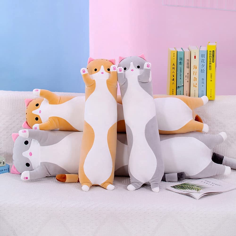 Plush Long Cat Body Pillow - Tampa Home & Garden Store