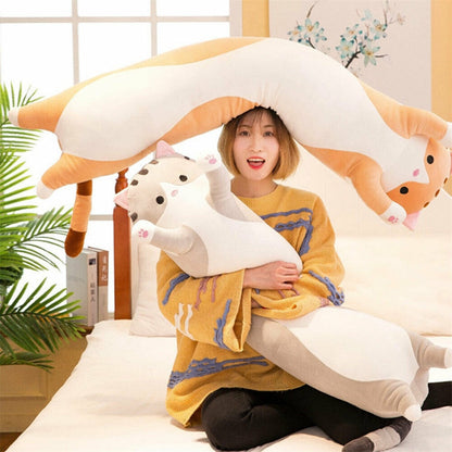Plush Long Cat Body Pillow - Tampa Home & Garden Store