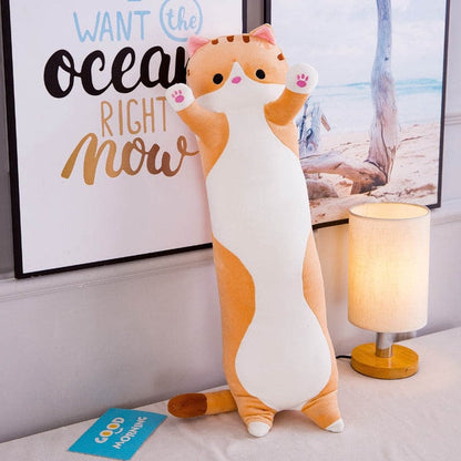 Plush Long Cat Body Pillow - Tampa Home & Garden Store