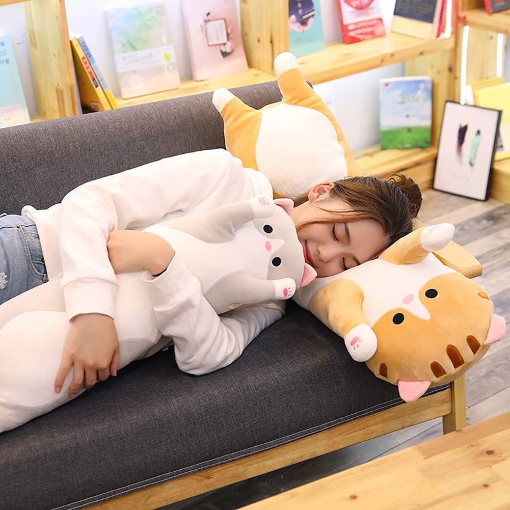 Plush Long Cat Body Pillow - Tampa Home & Garden Store