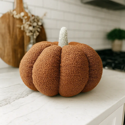 Blair Pumpkin II Plush Pillow for Cozy Decor