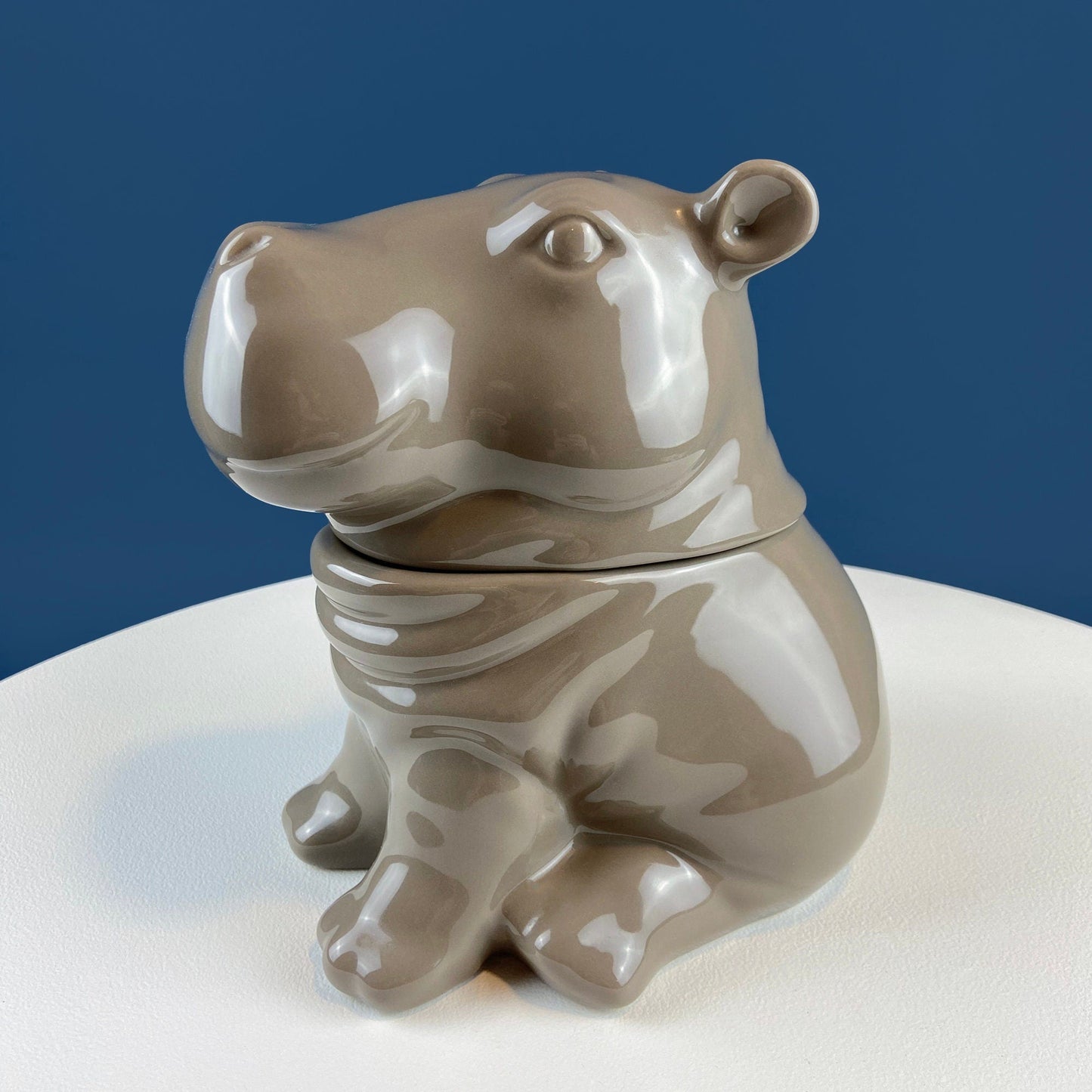 Polar Bear in Red Hat Cookie Jar. Cute, Animal Themed Kitchen Storage Canister or Kids' Room Decor. Holiday Dining Room Decor. - Tampa Home & Garden Store