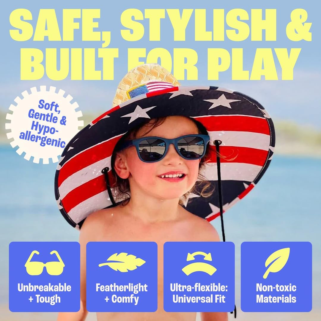 Polarized Toddler Sunglasses Boys & Girls - Unbreakable, for Kids - UV Protection - Tampa Home & Garden Store