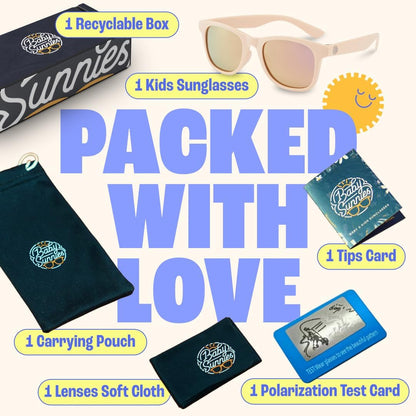 Polarized Toddler Sunglasses Boys & Girls - Unbreakable, for Kids - UV Protection - Tampa Home & Garden Store