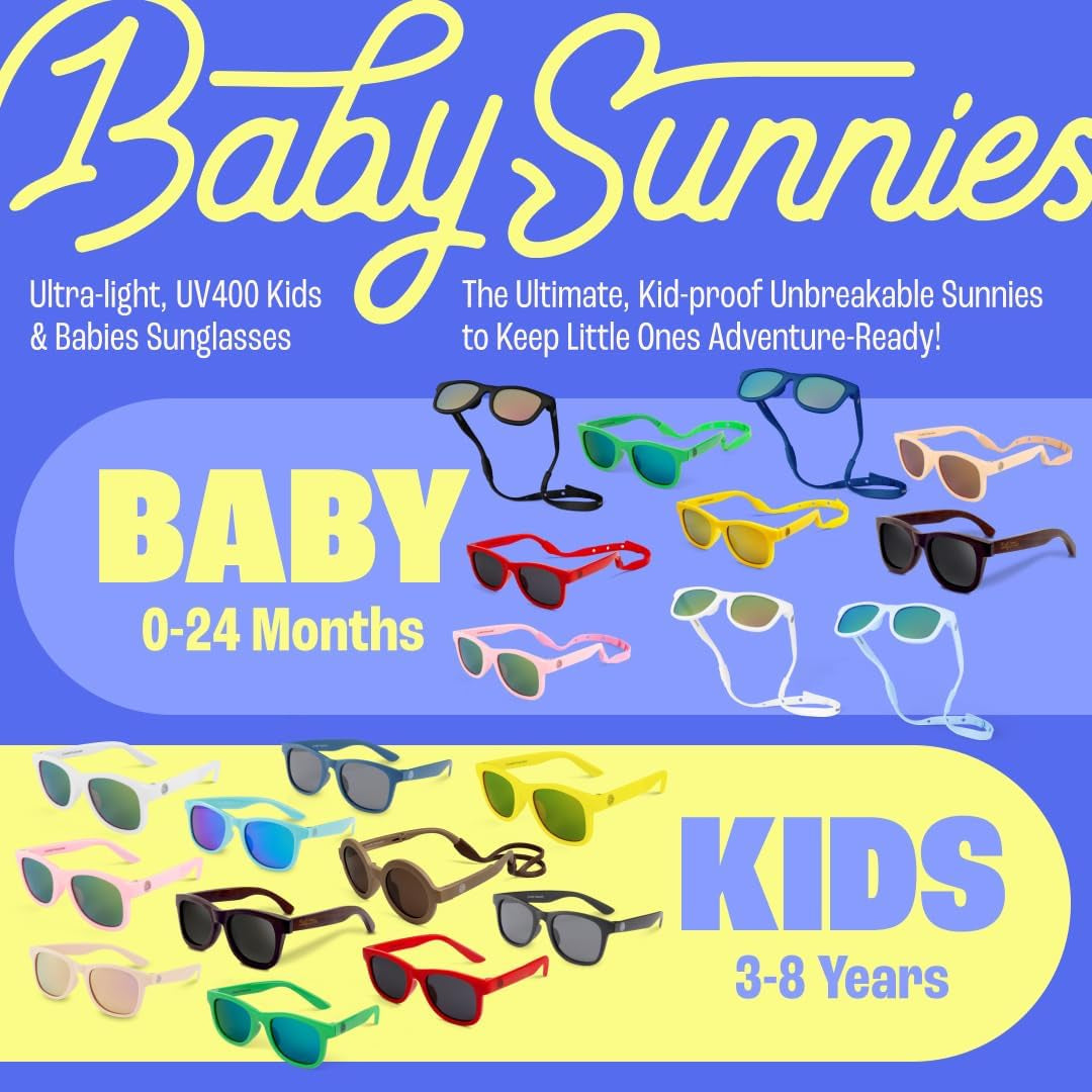 Polarized Toddler Sunglasses Boys & Girls - Unbreakable, for Kids - UV Protection - Tampa Home & Garden Store