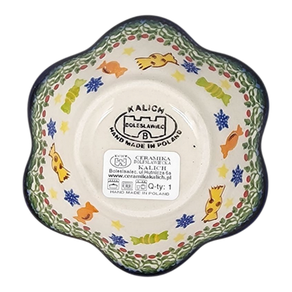 Polish Pottery Ruffled Bowl - Polish Pottery - Gingerbread Delight - Tampa Home & Garden Store