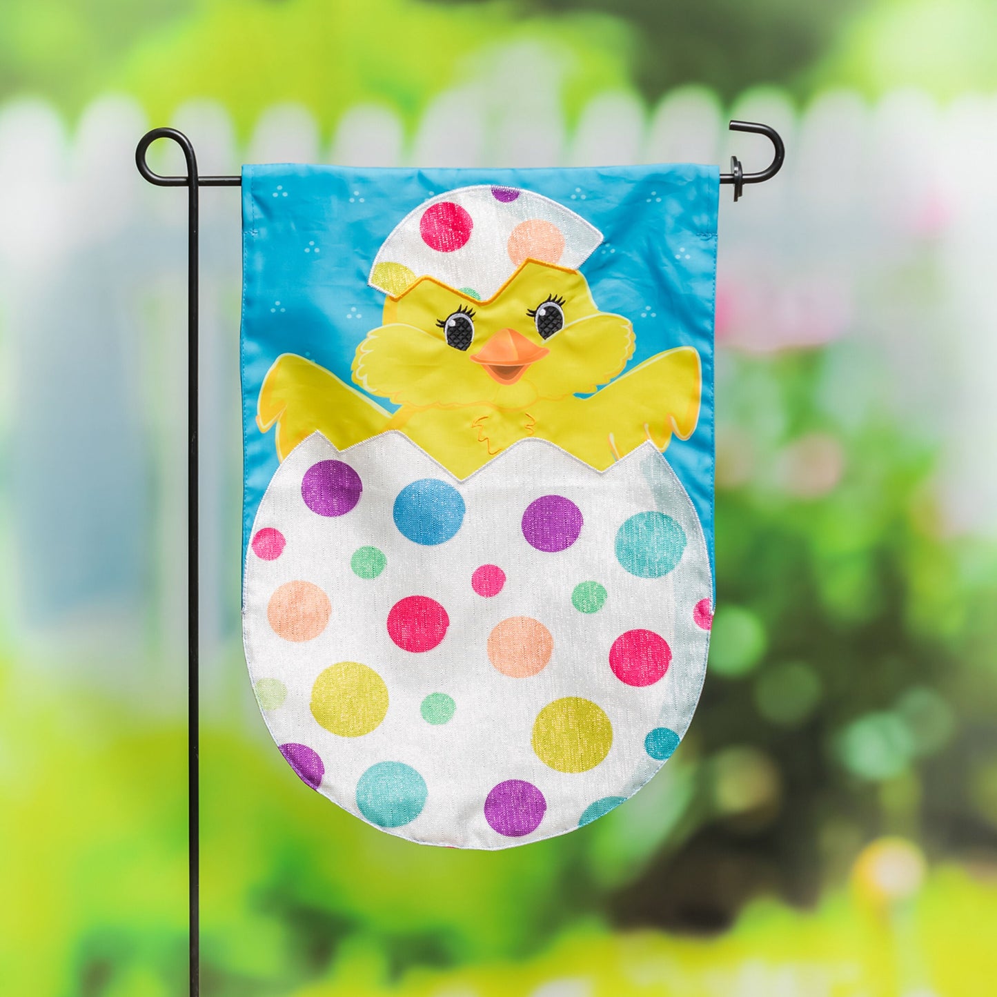 Polka-Dot Easter Egg Garden Applique Flag - Tampa Home & Garden Store
