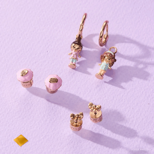 Polly Pocket earrings set of 3 with pastel charms by Alex and Ani on Tampa Home & Garden Store