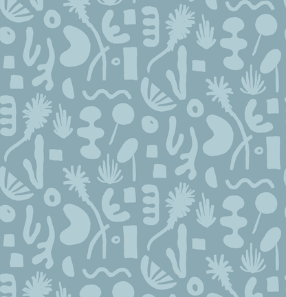 Pool Side Wallpaper, blue - Tampa Home & Garden Store