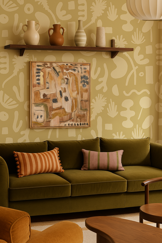Pool Side Wallpaper, lemon - Tampa Home & Garden Store