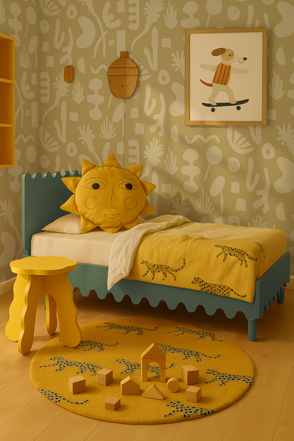 Pool Side Wallpaper, lemon - Tampa Home & Garden Store