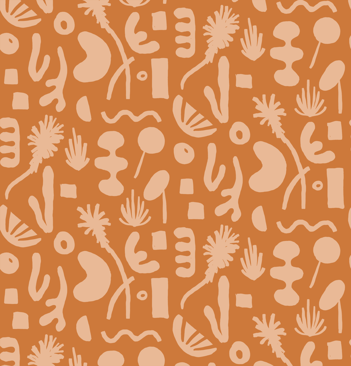 Pool Side Wallpaper, orange - Tampa Home & Garden Store