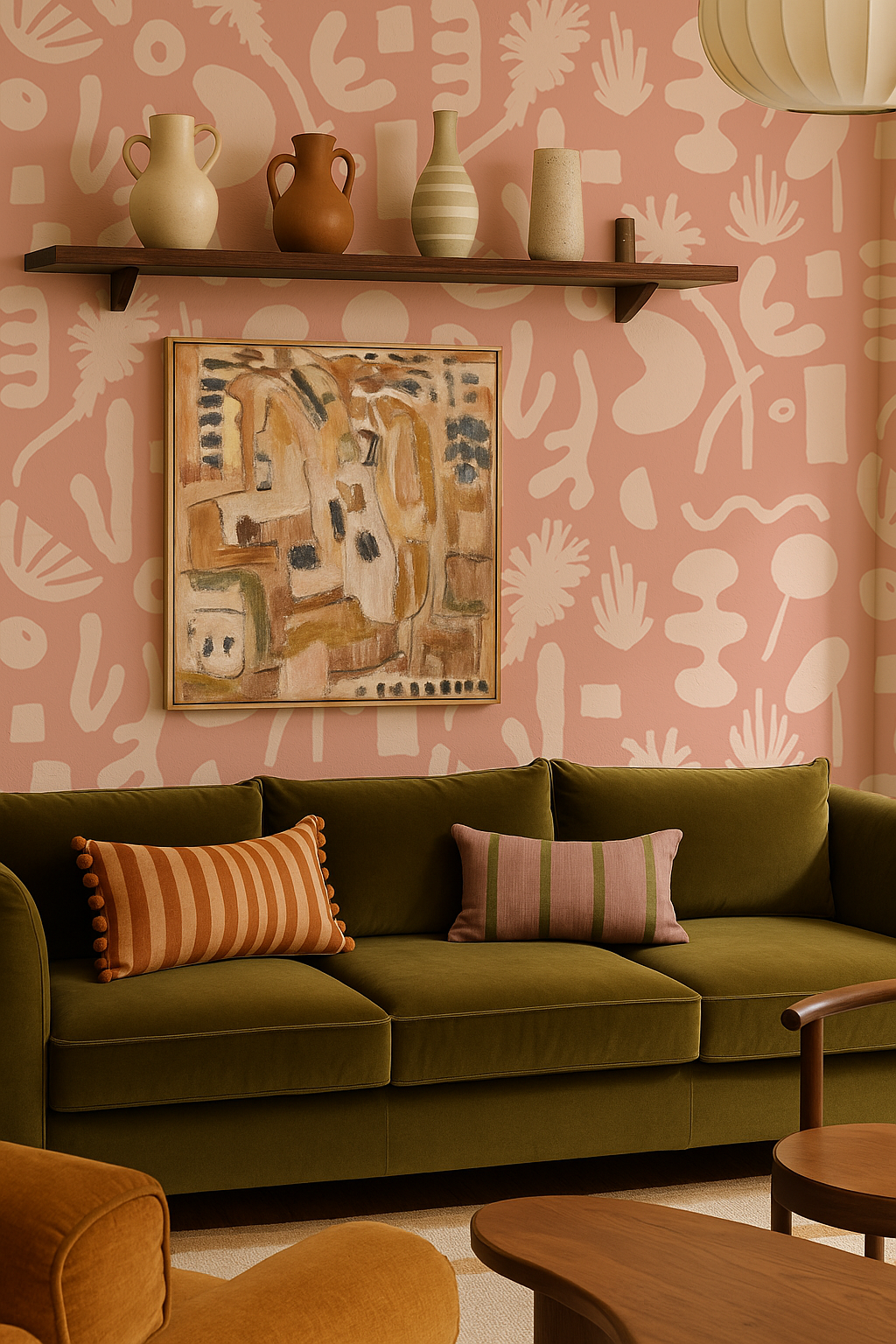 Pool Side Wallpaper, pink - Tampa Home & Garden Store