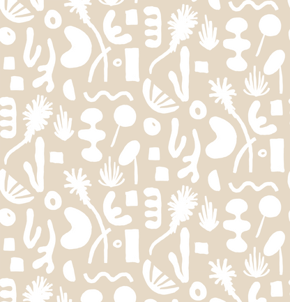 Pool Side Wallpaper, tan and white - Tampa Home & Garden Store