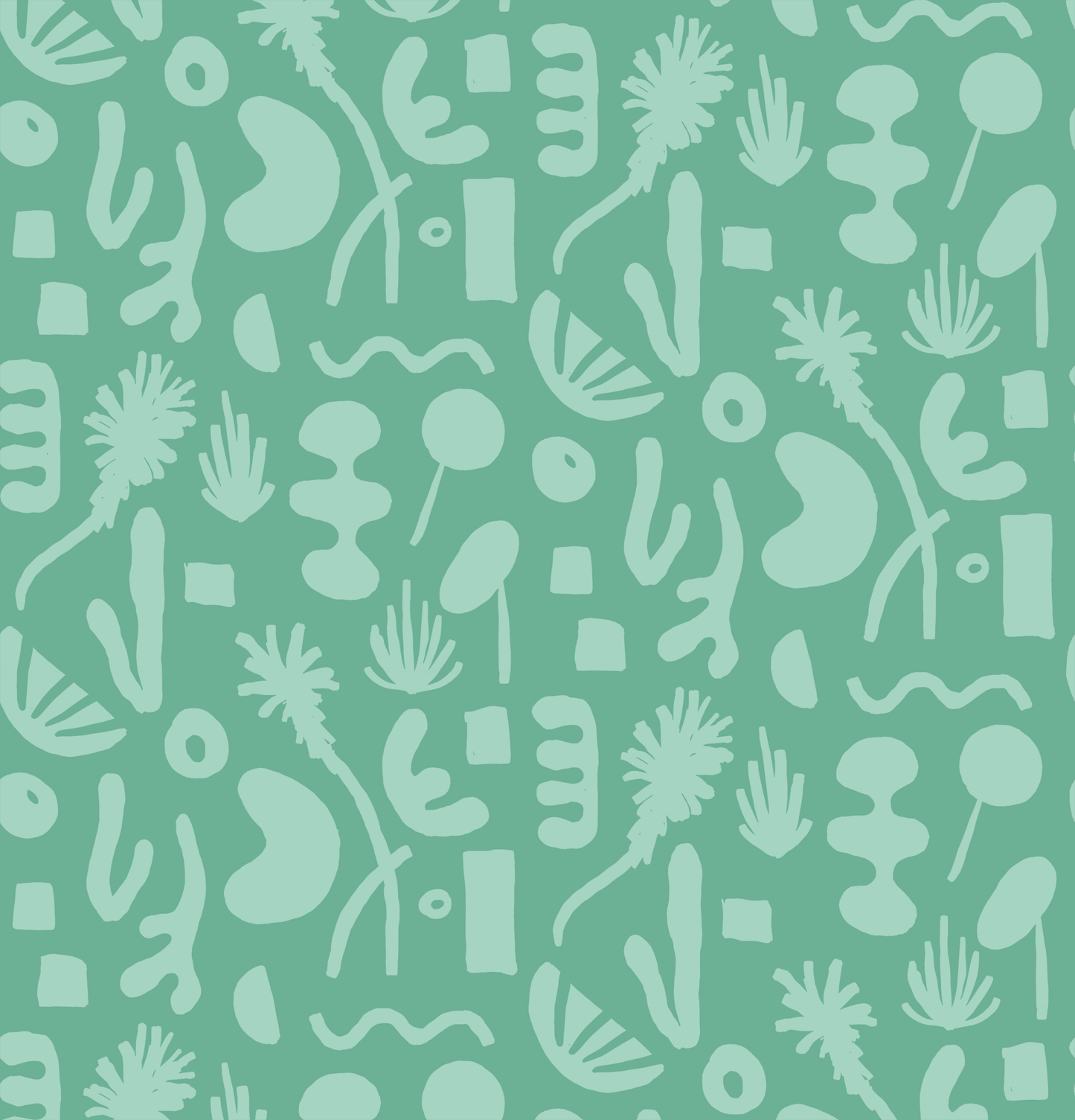 Pool Side Wallpaper, teal - Tampa Home & Garden Store