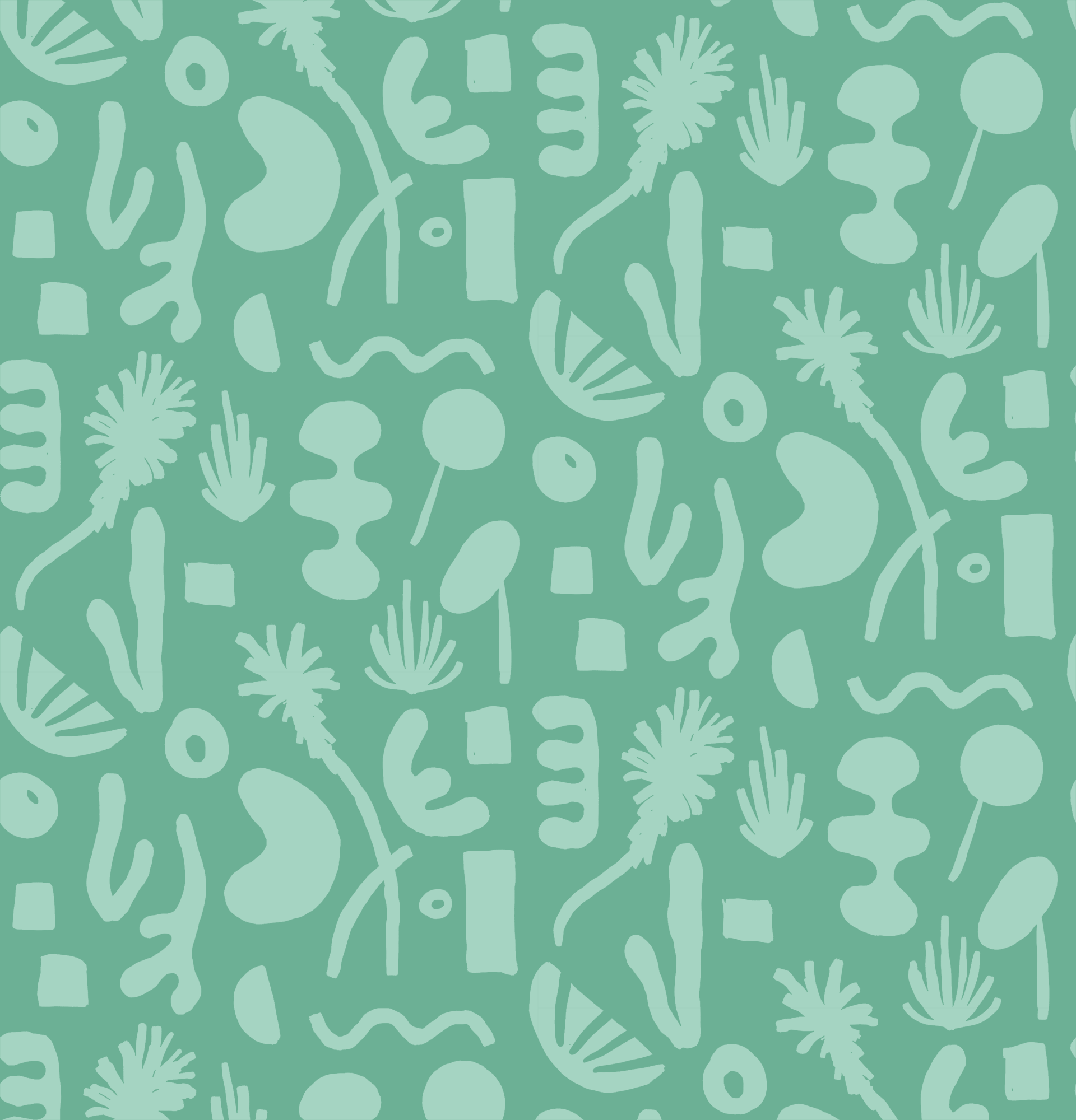 Pool Side Wallpaper, teal - Tampa Home & Garden Store