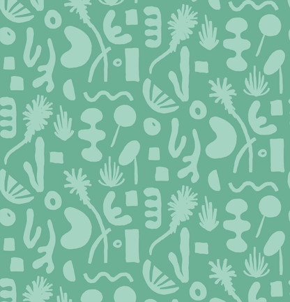 Pool Side Wallpaper, teal - Tampa Home & Garden Store