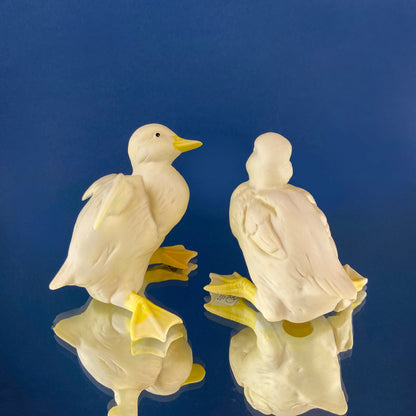 Porcelain Baby Ducks Parade by Dept. 56. Set of Two Ducklings Figurines. Cute Yellow Collectible Birds. Modern Farmhouse. Baby Shower Gift. - Tampa Home & Garden Store