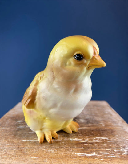 Porcelain Chick in Eggshell Jar by Dept. 56. Sugar or Storage Jar in Shape of Cute Yellow Baby Bird Hatching. Modern Farmhouse. Baby Shower. - Tampa Home & Garden Store