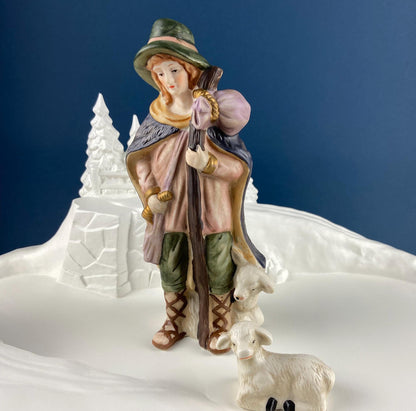Porcelain Nativity Set. Christmas Fantasy Ltd Nativity Set. 9" Figurines. Seasonal Christmas Display. Beautifully Detailed. - Tampa Home & Garden Store