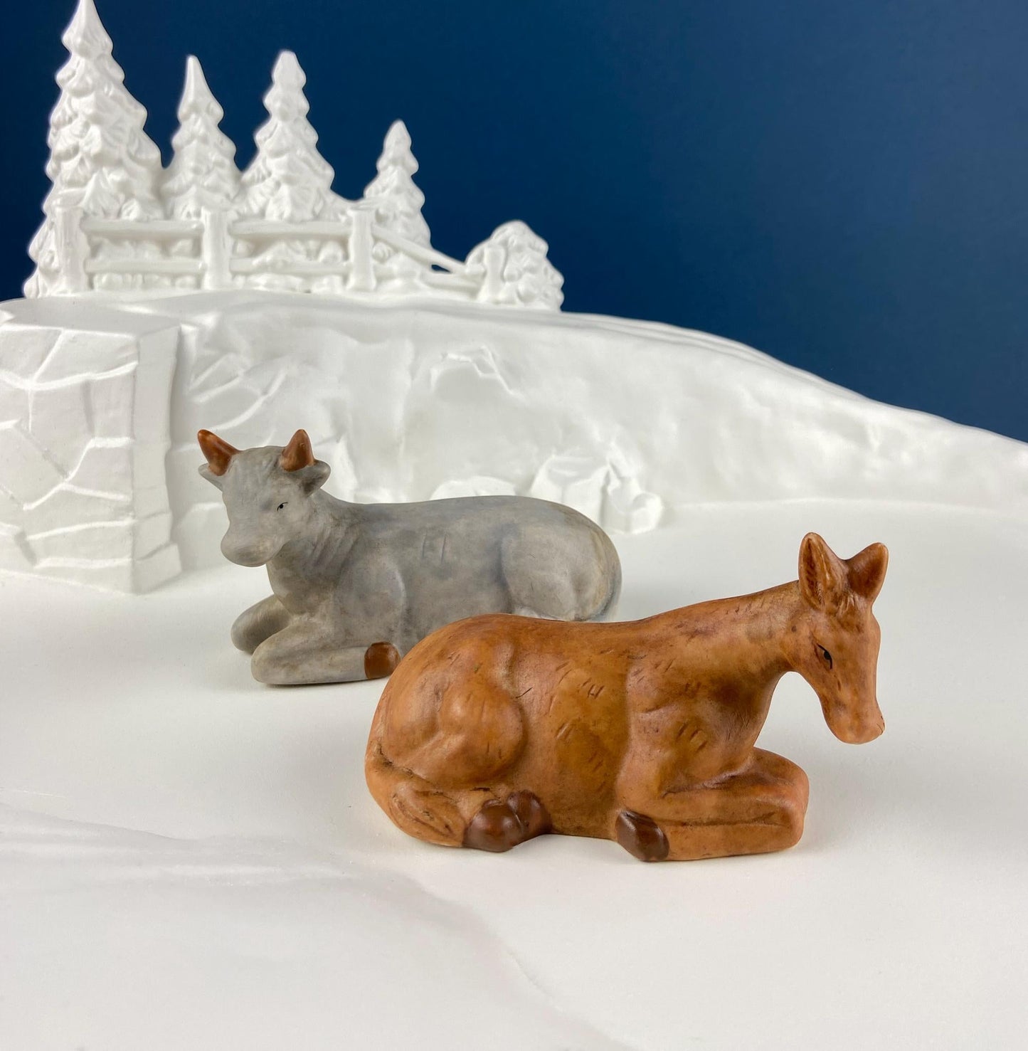 Porcelain Nativity Set. Christmas Fantasy Ltd Nativity Set. 9" Figurines. Seasonal Christmas Display. Beautifully Detailed. - Tampa Home & Garden Store
