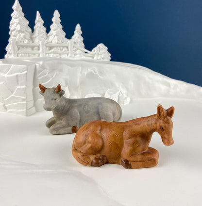 Porcelain Nativity Set. Christmas Fantasy Ltd Nativity Set. 9" Figurines. Seasonal Christmas Display. Beautifully Detailed. - Tampa Home & Garden Store