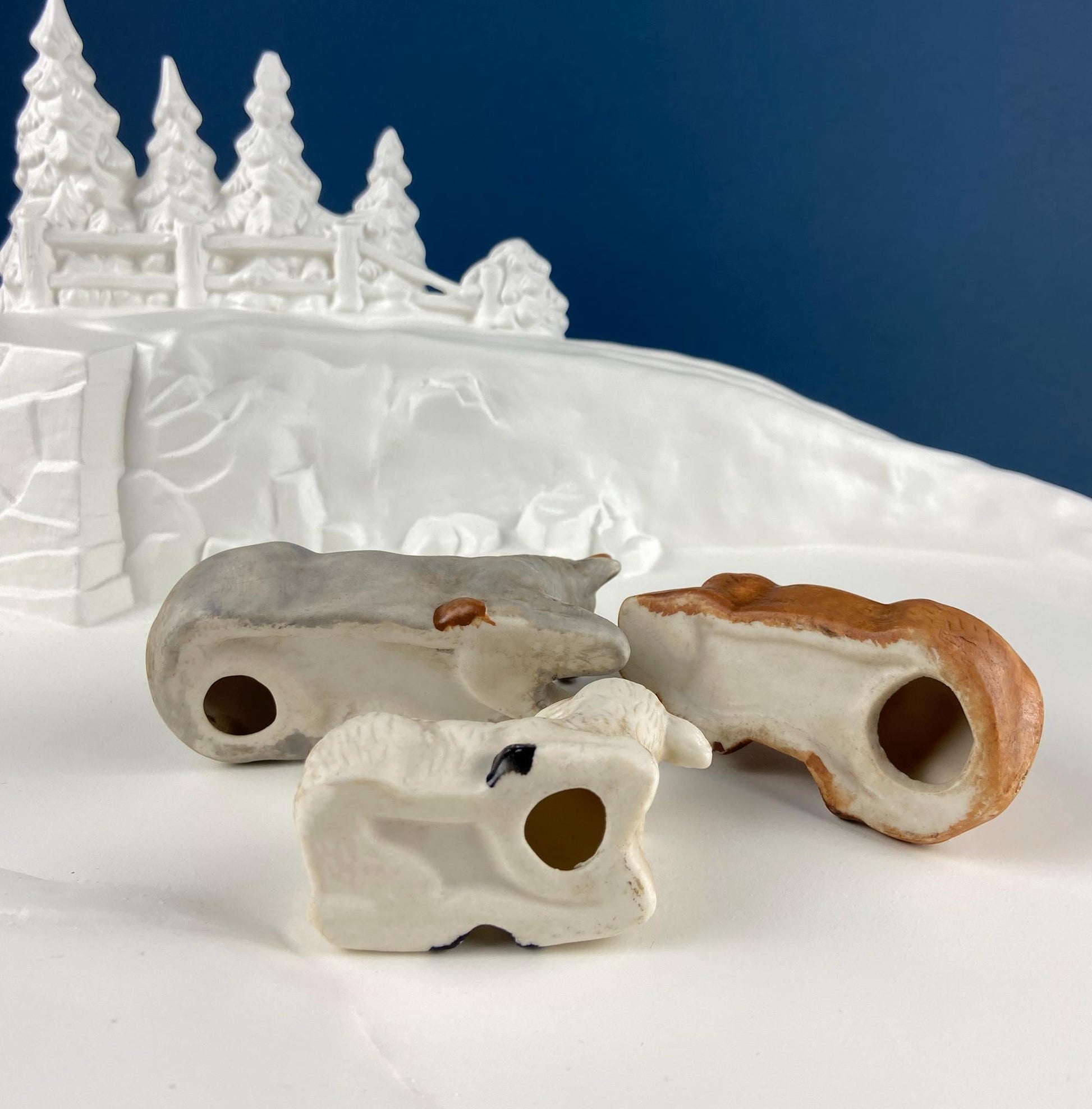 Porcelain Nativity Set. Christmas Fantasy Ltd Nativity Set. 9" Figurines. Seasonal Christmas Display. Beautifully Detailed. - Tampa Home & Garden Store