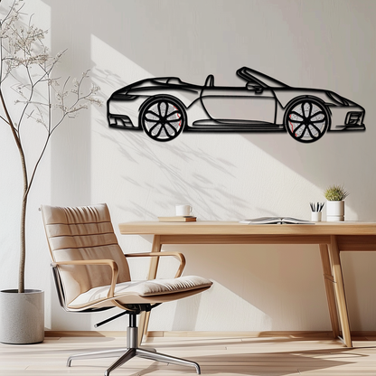 Porsche 911 (992) Convertible Silhouette Metal Wall Art – Rotating Wheel Luxury Car Decor Gift 🌟🏎️,KAFMEKA057 - Tampa Home & Garden Store
