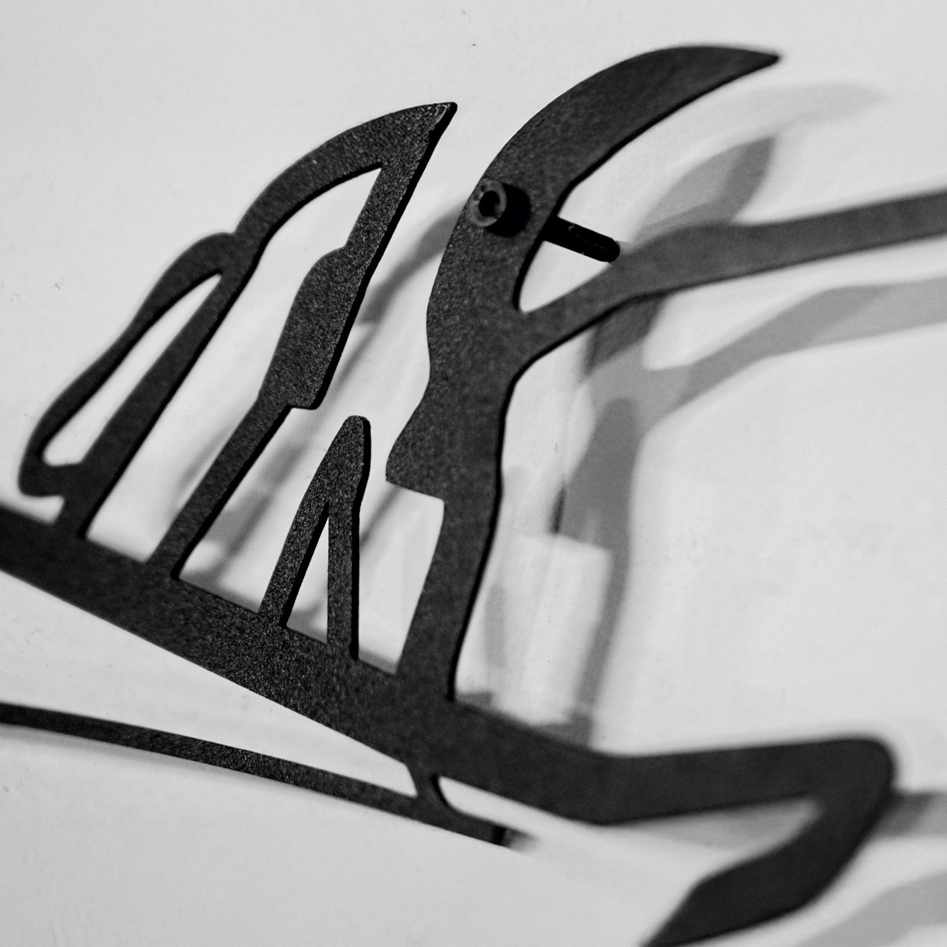 Porsche 911 GT Wall Art – Steel Silhouette with Spinning Wheels-KAFMEKA037 - Tampa Home & Garden Store