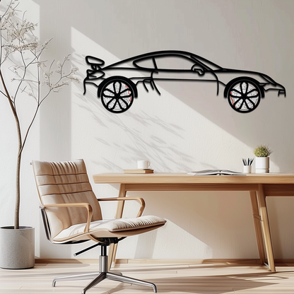 Porsche 911 GT2 Metal Wall Art – Rotating Wheel Motorsport Silhouette | Premium Gift for Car Enthusiasts,KAFMEKA052 - Tampa Home & Garden Store