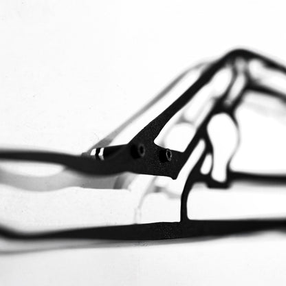 Porsche Carrera GT Wall Art – Supercar Steel Silhouette with Spinning Wheels-KAFMEKA039 - Tampa Home & Garden Store