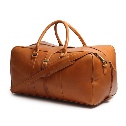 Port Blair Leather Duffle Travel Bag - Tampa Home & Garden Store