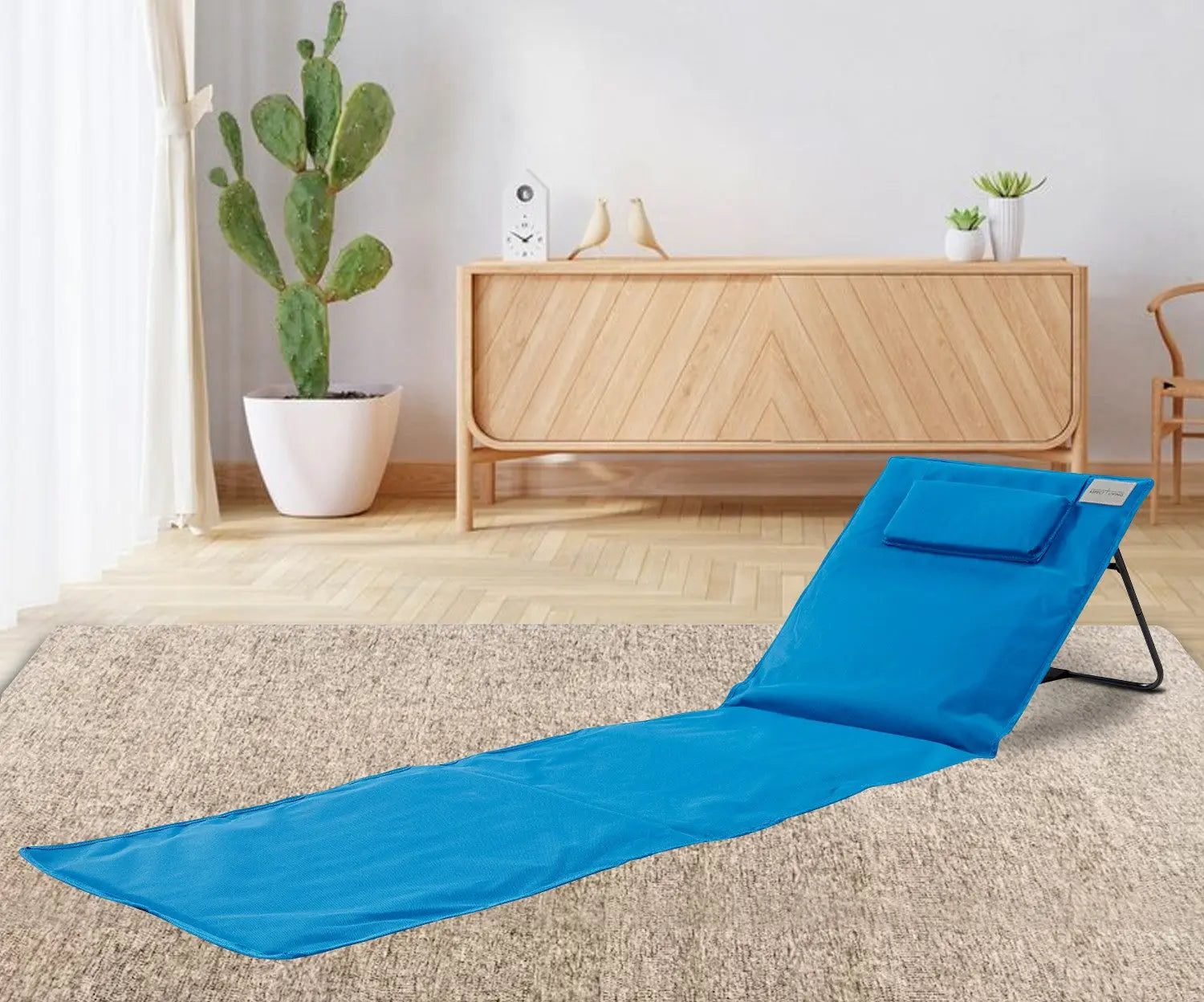 Portable Beach Mat Foldable Travel Mat blue by Fire Sense/Balkene Home on Tampa Home & Garden Store