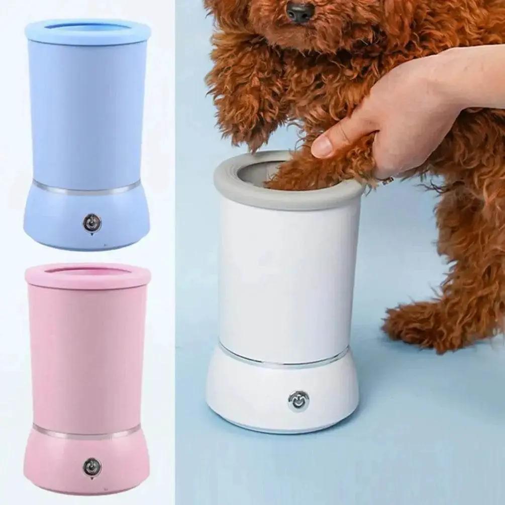 Portable Dog Paw Washer Automatic Pet Paw Cleaner Electric Paw Massager USB Rechargeable Designed for Small to Medium Dogs Cats - Tampa Home & Garden Store