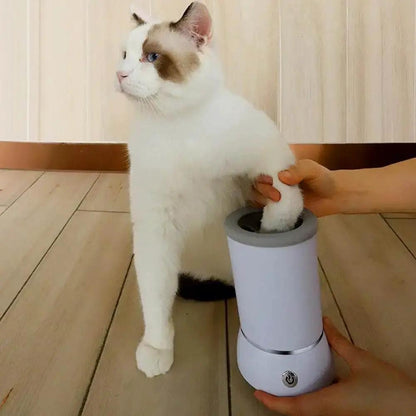 Portable Dog Paw Washer Automatic Pet Paw Cleaner Electric Paw Massager USB Rechargeable Designed for Small to Medium Dogs Cats - Tampa Home & Garden Store