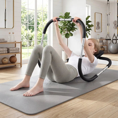 Portable Ab Trainer Headrest and Foam Handles