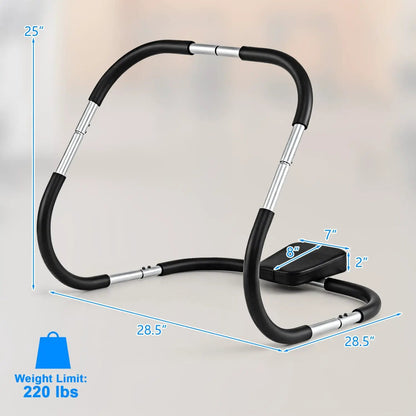 Portable Ab Trainer Headrest and Foam Handles