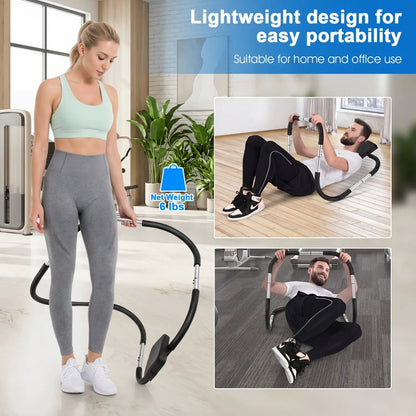 Portable Ab Trainer Headrest and Foam Handles