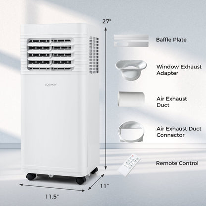 8000 BTU Portable AC with Dehumidifier Unit