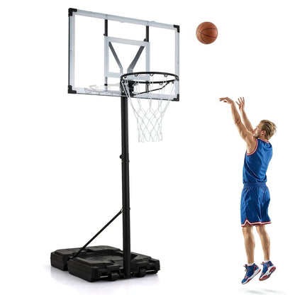 Portable Basketball Hoop Adjustable Height