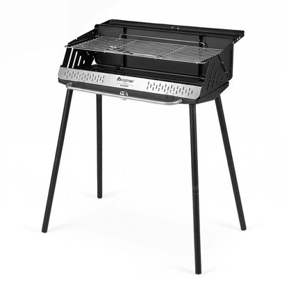 Portable Charcoal Grill With Adjustable Legs