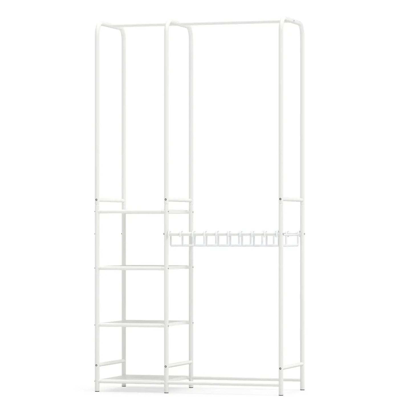 Portable Closet With Pants Hangers and Rods