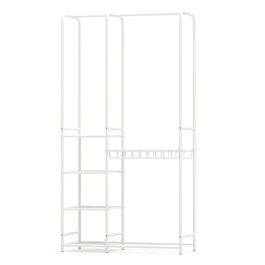 Portable Closet With Pants Hangers and Rods