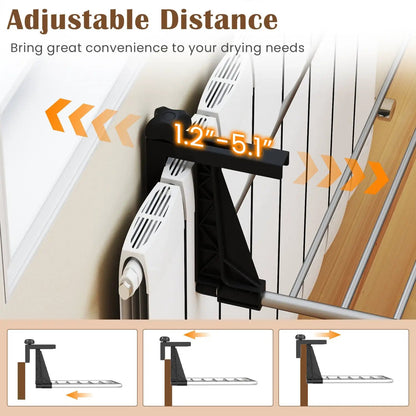 Portable Clothes Drying Rack Aluminum Frame