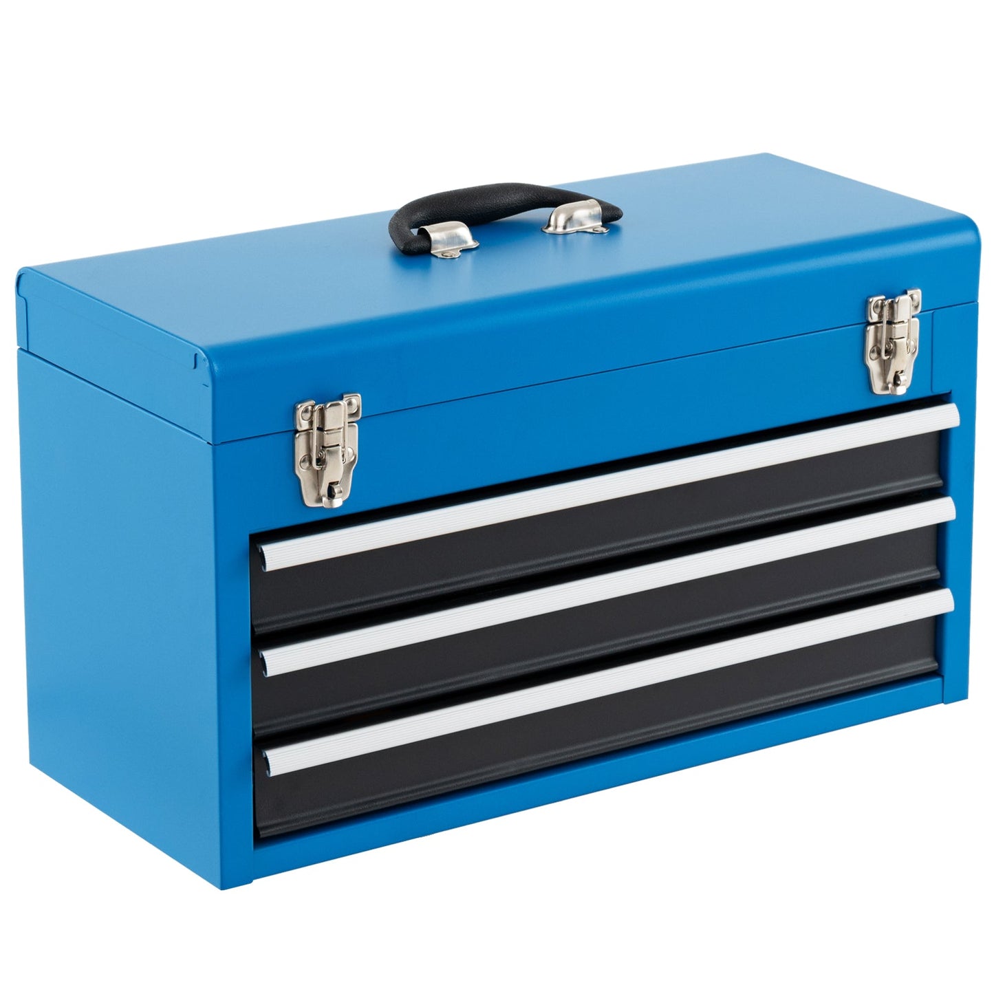 Caja de herramientas portátil para mecánico de garaje con 3 cajones - Rojo